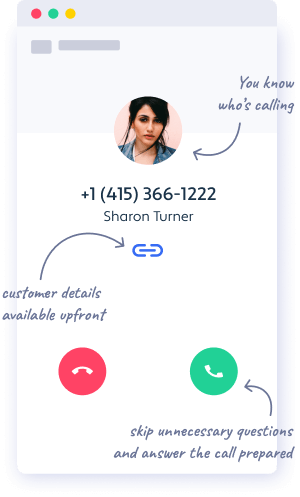 Order detals in Channels Click-to-Call Widget